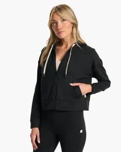 Granite Cropped Hoodie