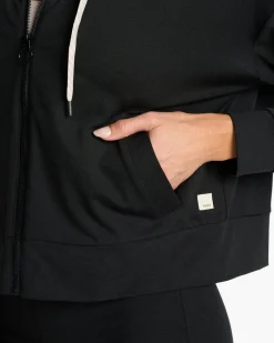 Granite Cropped Hoodie