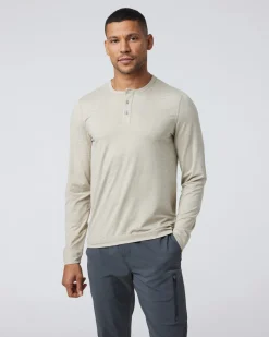 Long Sleeve Ease Performance Henley