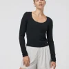 Long Sleeve Plie Top