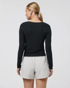 Long Sleeve Plie Top