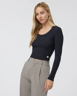 Long Sleeve Pose Scoop Tee