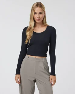 Long Sleeve Pose Scoop Tee