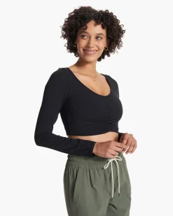 Long Sleeve Ruched Bra