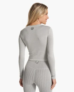 Long Sleeve Textured Chilled Out Top