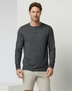Long-Sleeve Ease Performance Henley