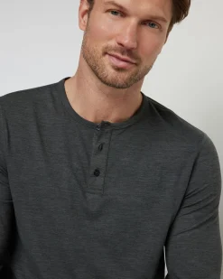 Long-Sleeve Ease Performance Henley