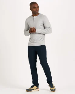 Long-Sleeve Ease Performance Henley