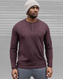 Long-Sleeve Ease Performance Henley