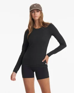 Long-Sleeve Lux Crew