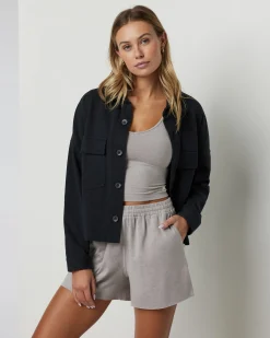 Mackenzie Cropped Shirt Jacket