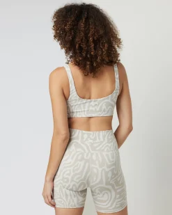 Maze Jacquard Bra