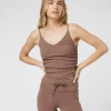 Rib Ruched Tank