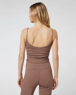 Rib Ruched Tank