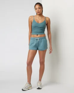Rib Ruched Tank