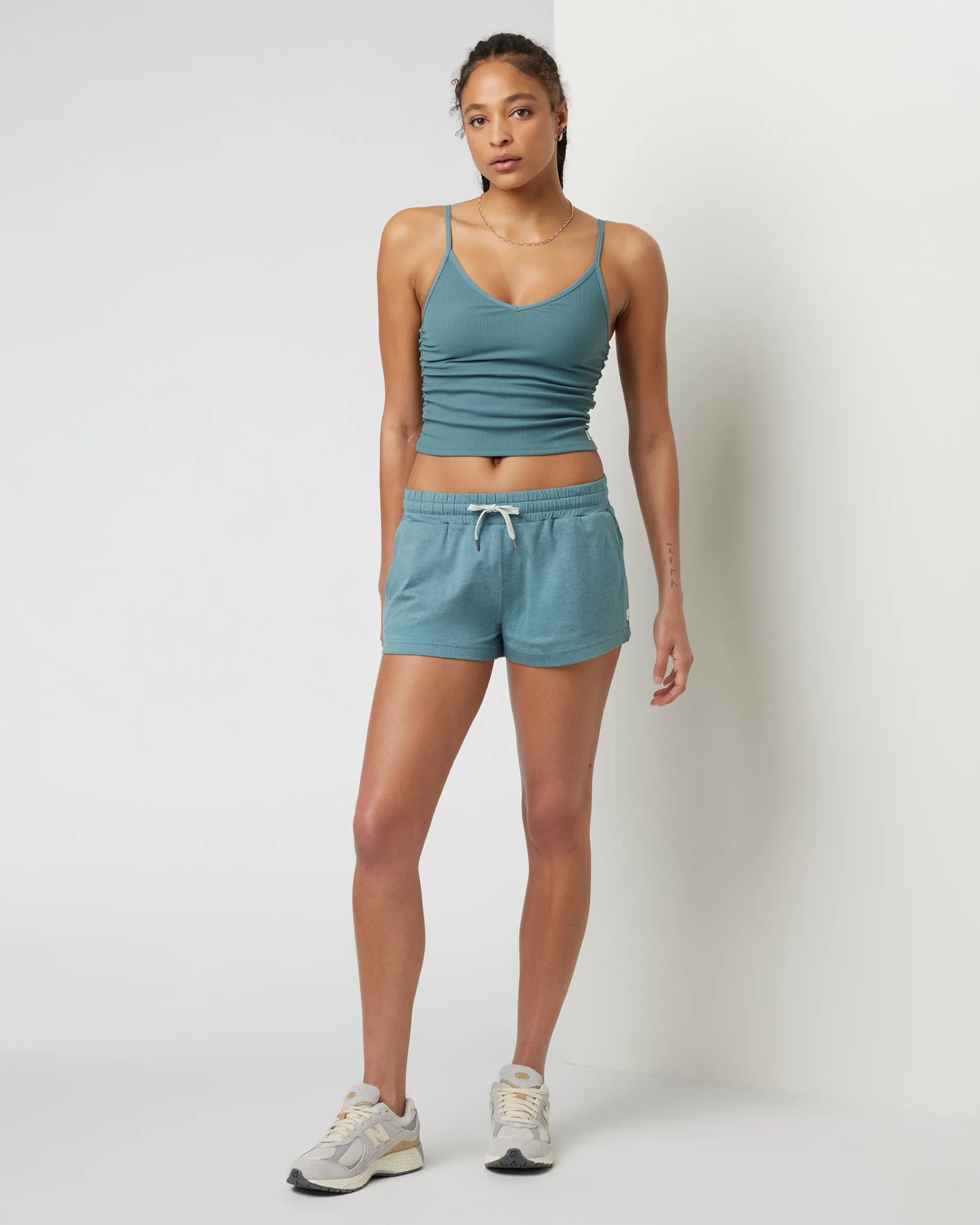 Rib Ruched Tank