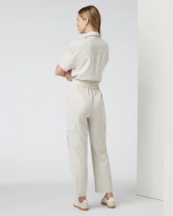 Short Sleeve Coastline Jumpsuit