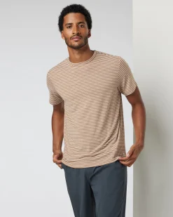 Short Sleeve Current Stripe Tee