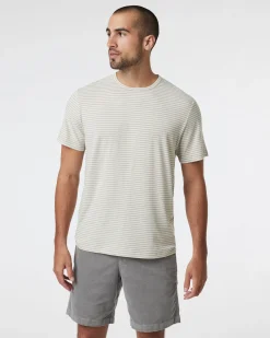 Short Sleeve Current Stripe Tee