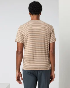 Short Sleeve Current Stripe Tee