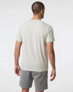 Short Sleeve Current Stripe Tee