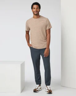 Short Sleeve Current Stripe Tee