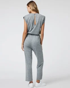 Short Sleeve Lux Crew Jumpsuit