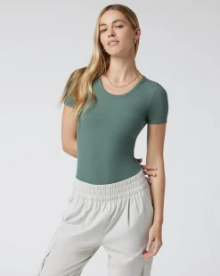 Short Sleeve Pose Bodysuit