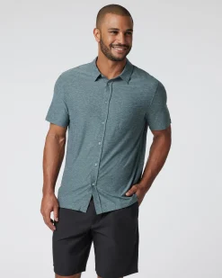 Short Sleeve Strato Button Down