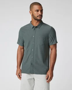 Short-Sleeve Ace Button Down
