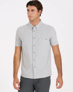 Short-Sleeve Ace Button Down