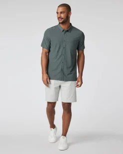 Short-Sleeve Ace Button Down