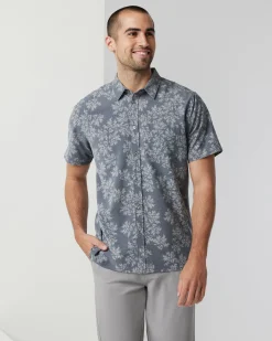Short-Sleeve Bridge Button Down