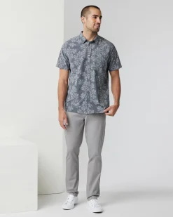 Short-Sleeve Bridge Button Down